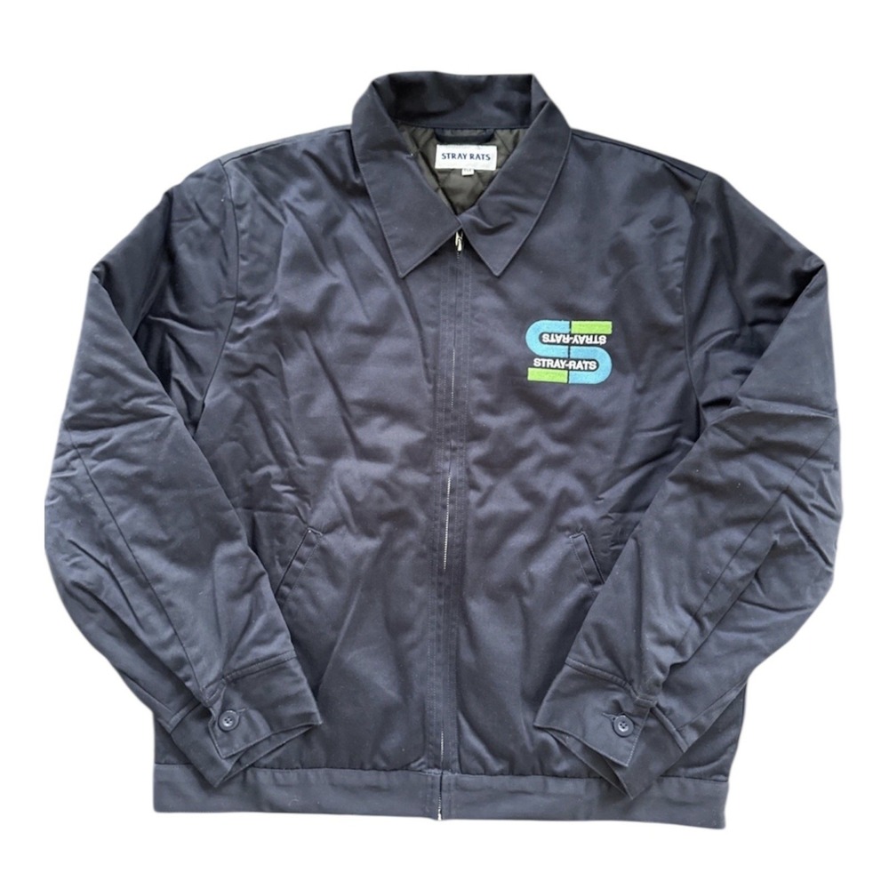 Stray Rats Miami 305 Metro Work Worker Jacket sz XXL 2X Streetwear Florida